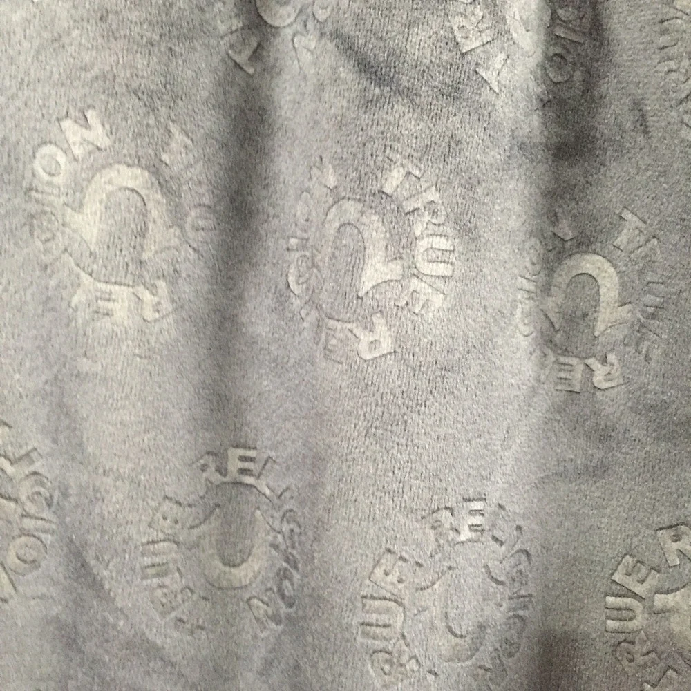 True Religion Mens Navy Blue Fleece Logo Sleepwear‎ Lounge Pants Medium NWT